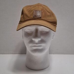 Carhartt Hat Adjustable Center patch logo Brown Tan